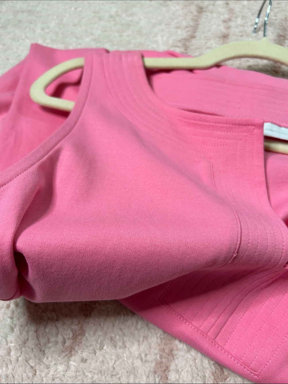 New York & Company Sleeveless Bubblegum Pink Shift Tank Dress Cotton Size XL - Picture 13 of 13